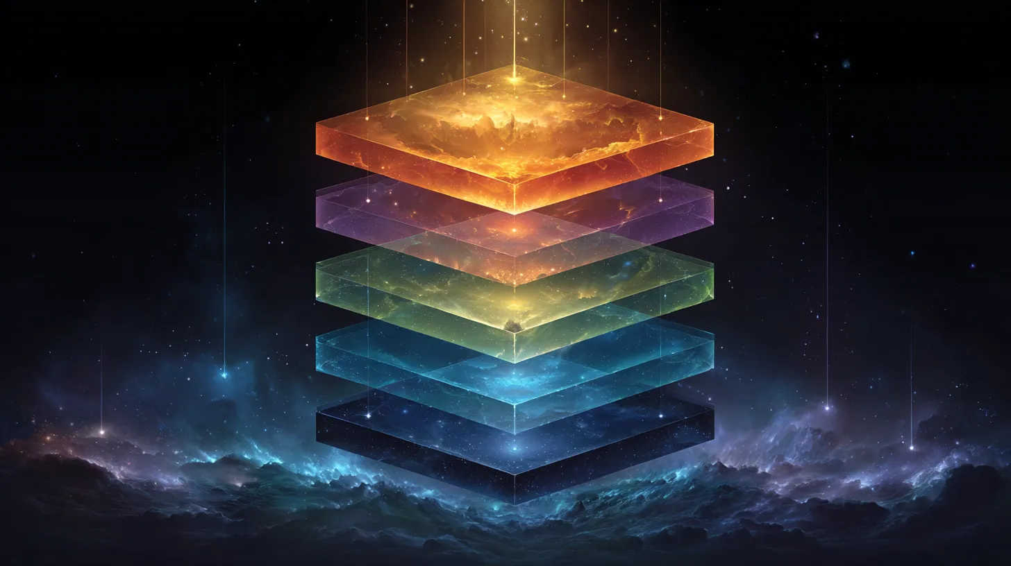 The digital stack, layered systems working together